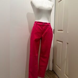 Talbots Vibrant Pink Straight Leg Jeans